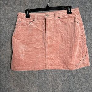 H&M Women Size‎ 8 Corduroy Pink Mini Skirt